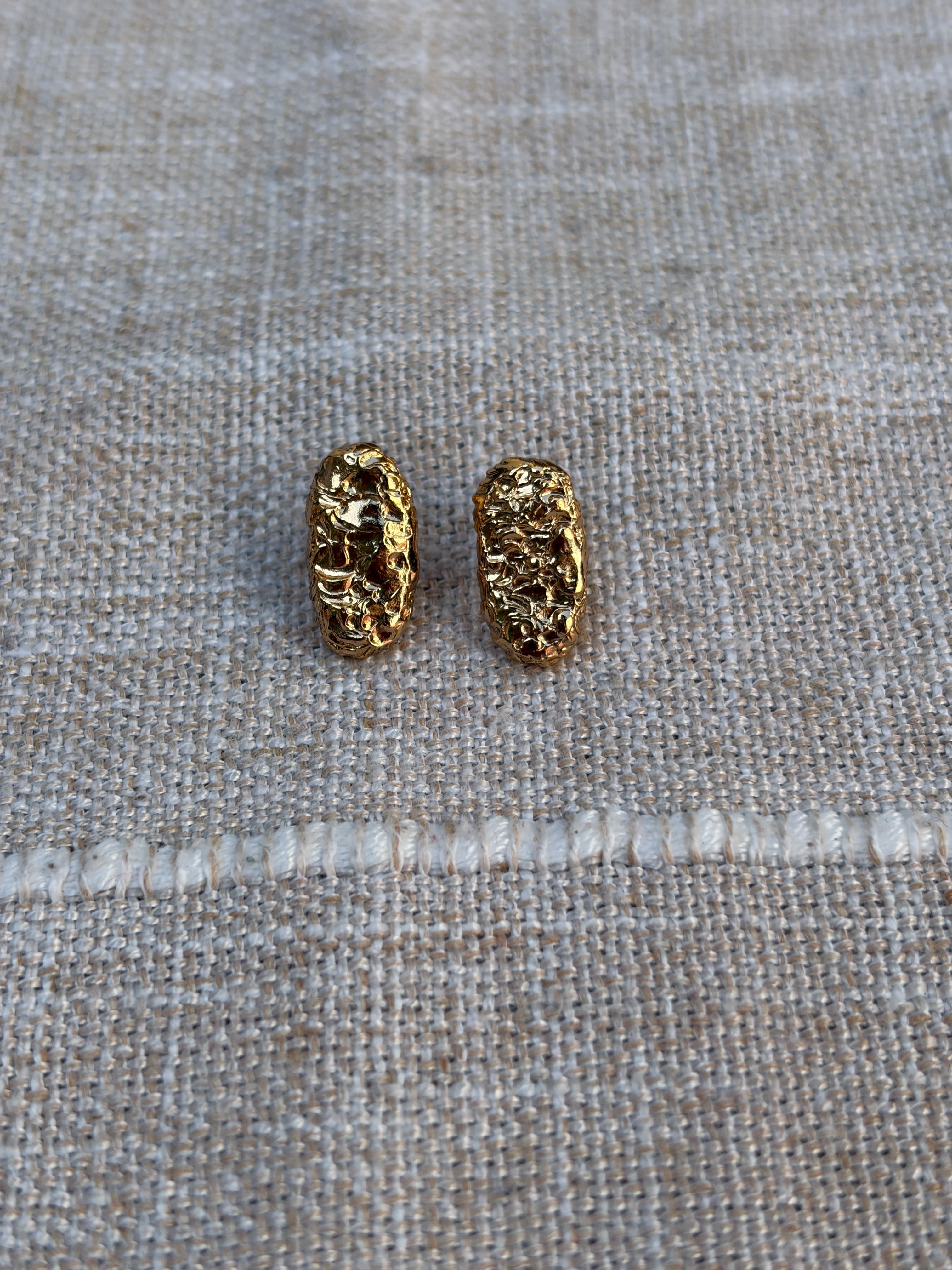Molten Gold Studs