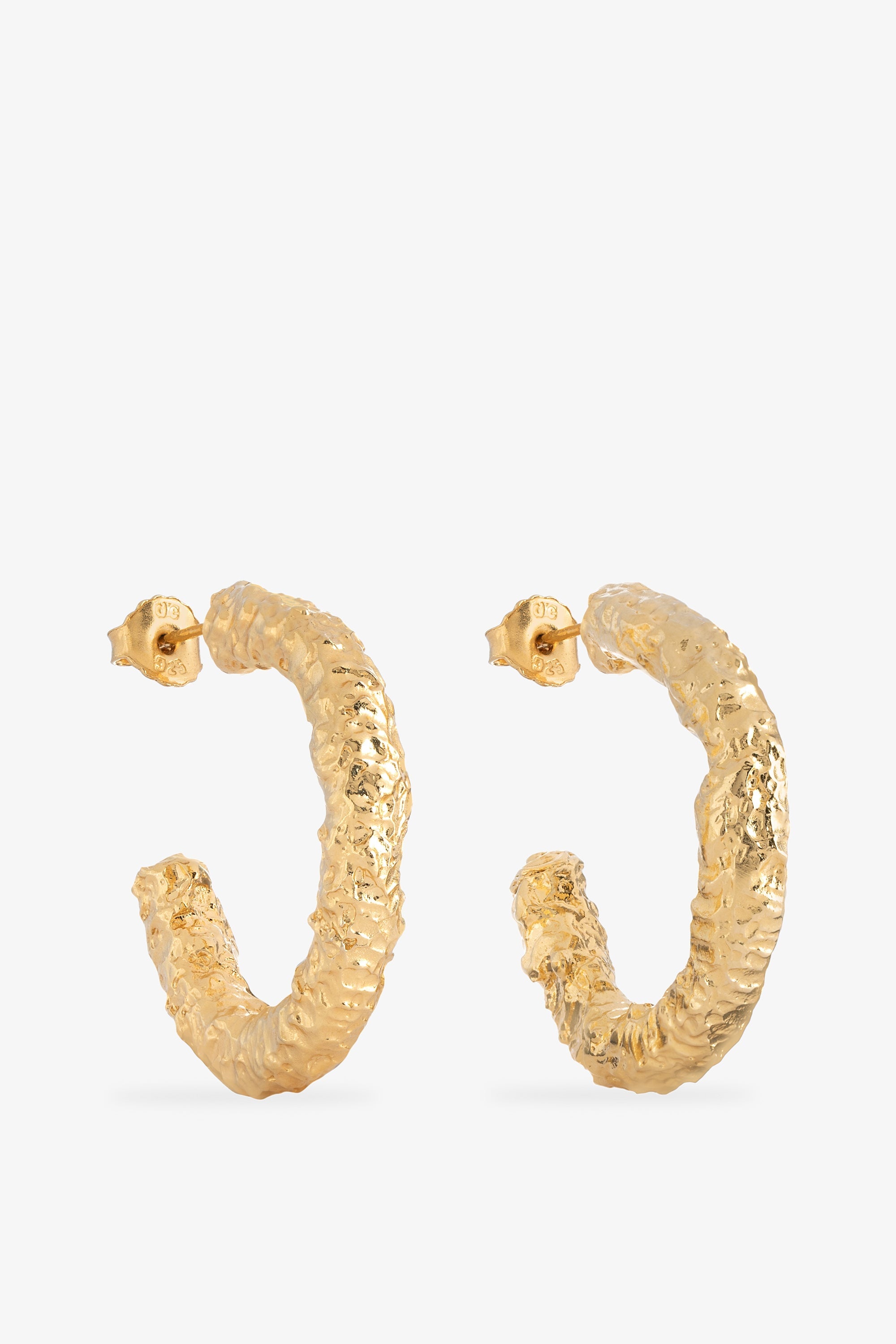 Molten Hoops in Gold