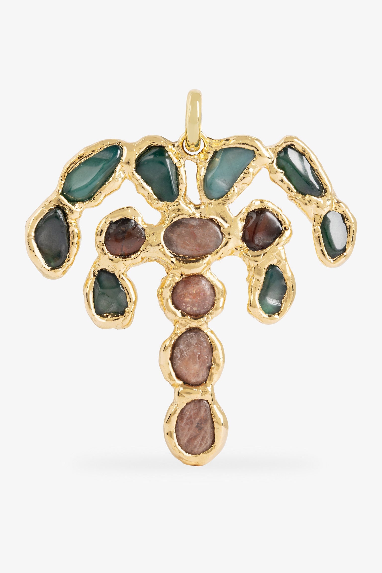 Palmera Charm in Gold
