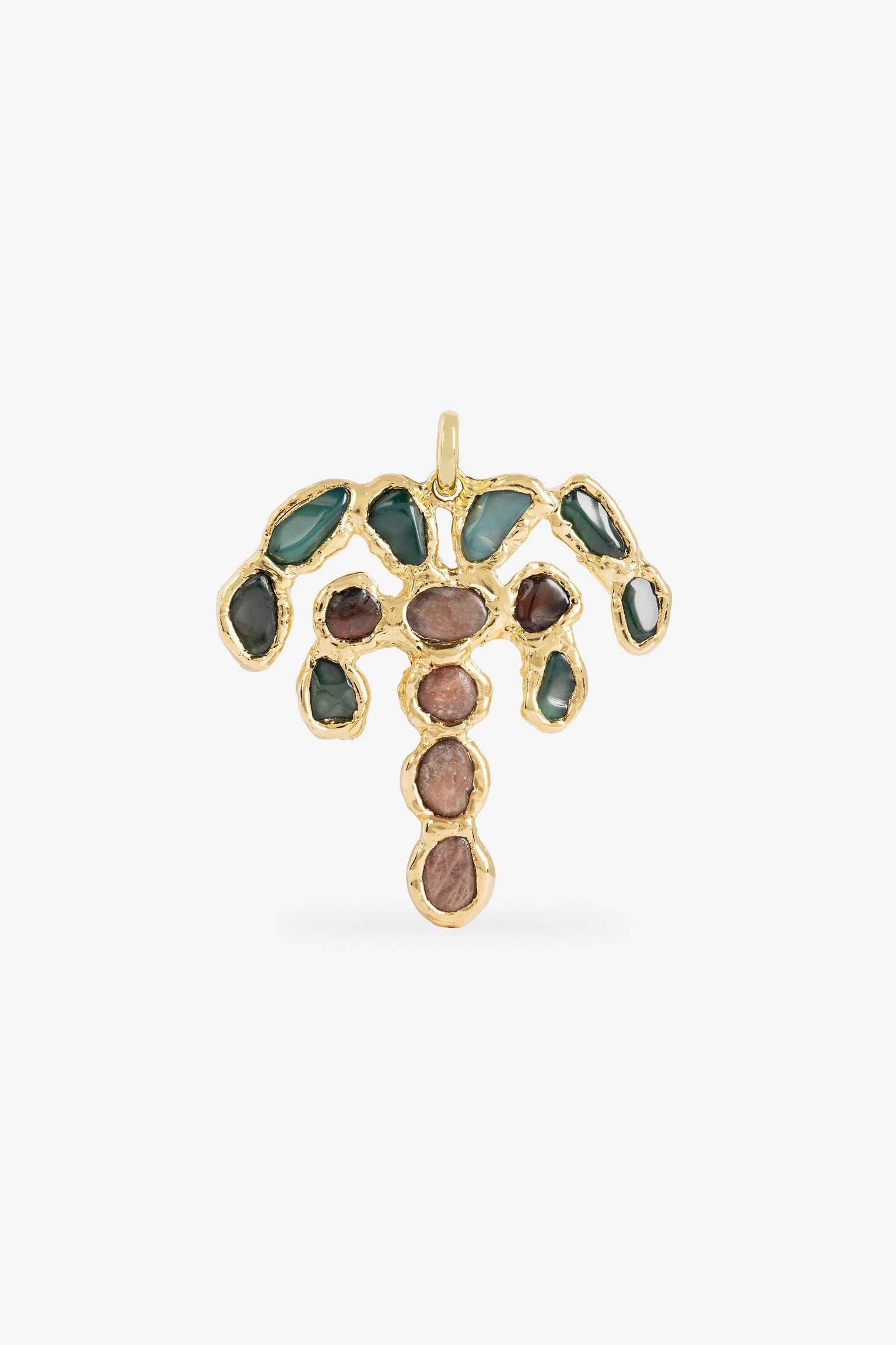 Palmera Charm in Gold