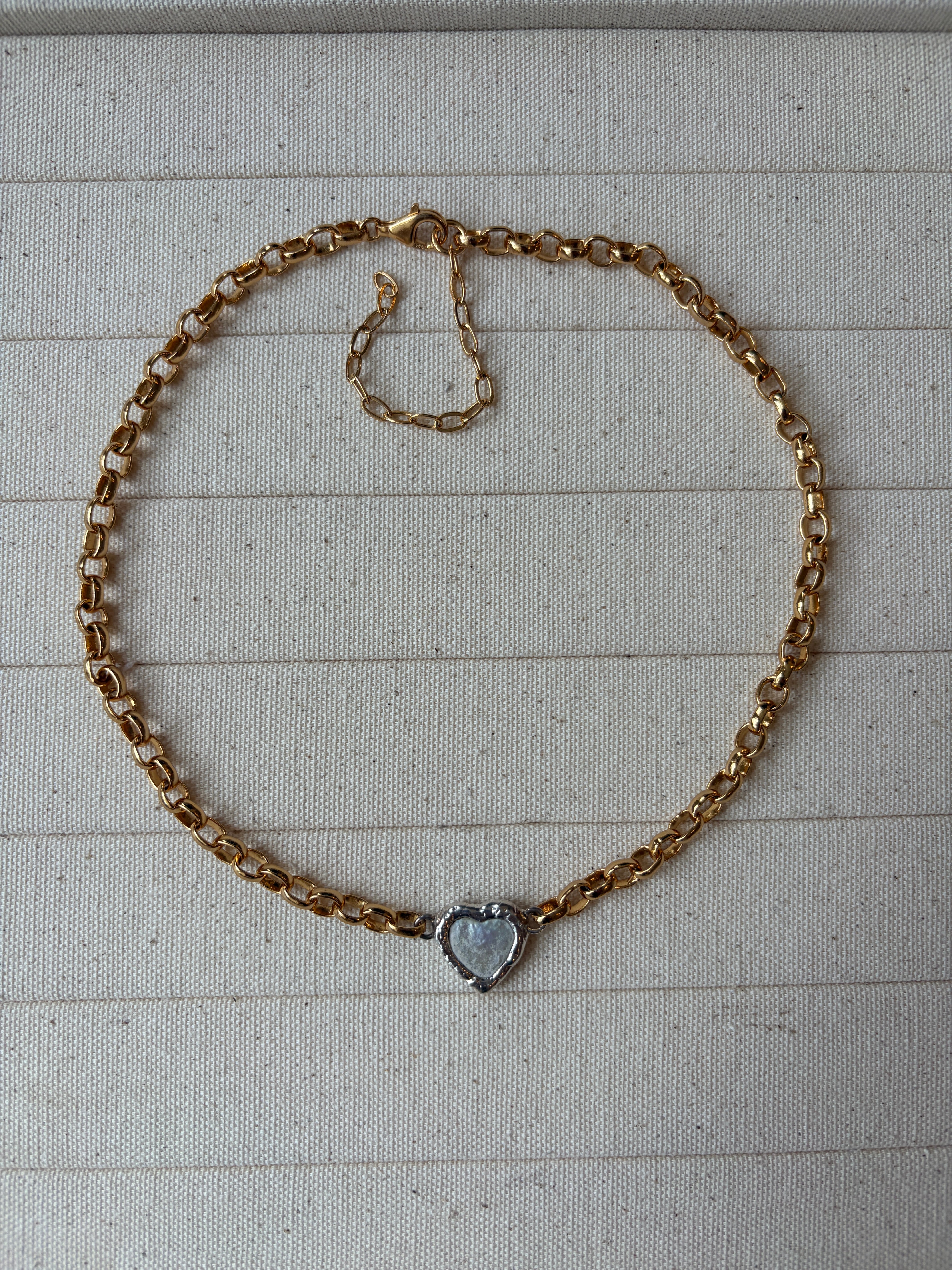 Pearl Heart Necklace