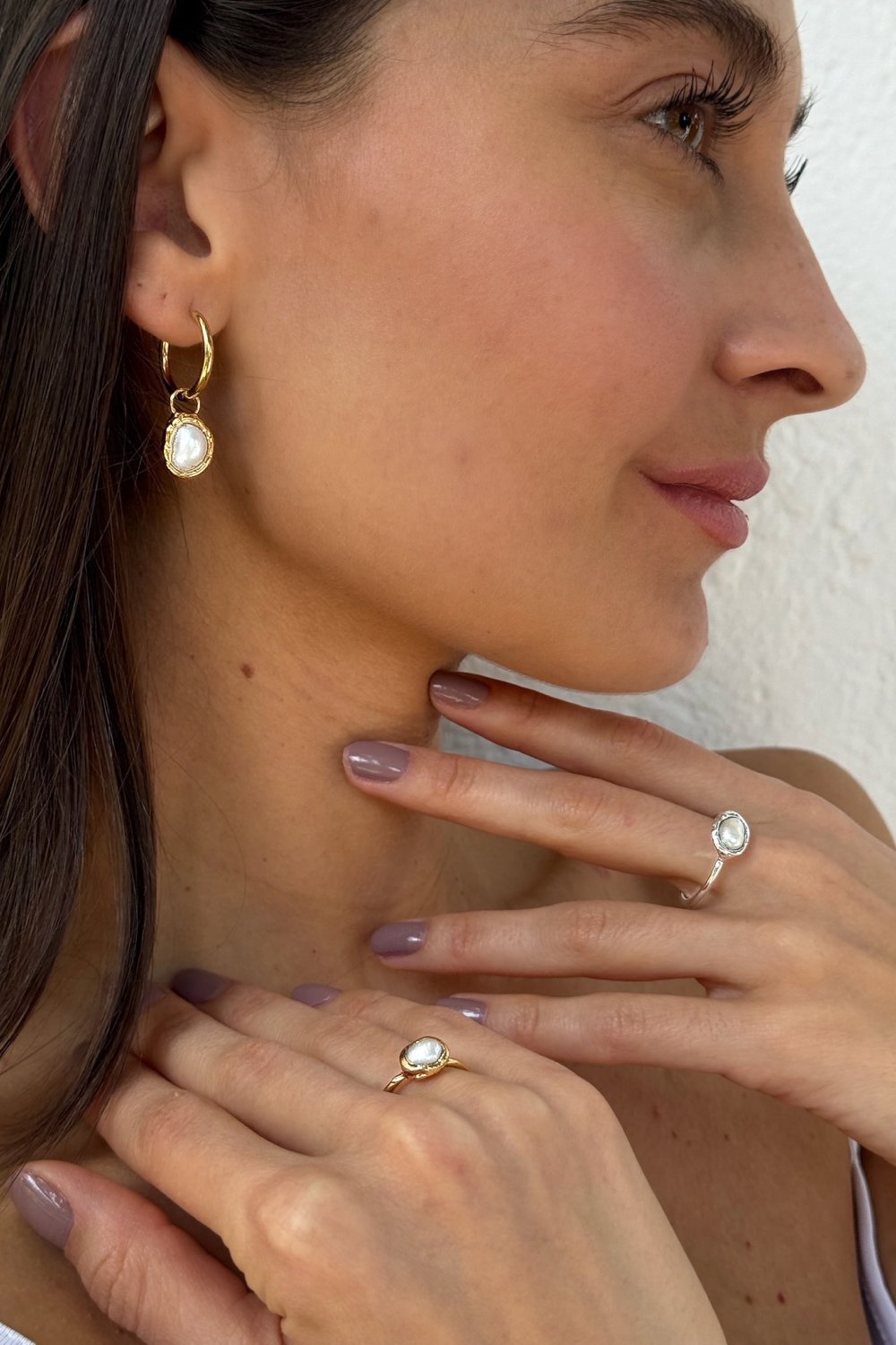 Pearl Ring in Silver