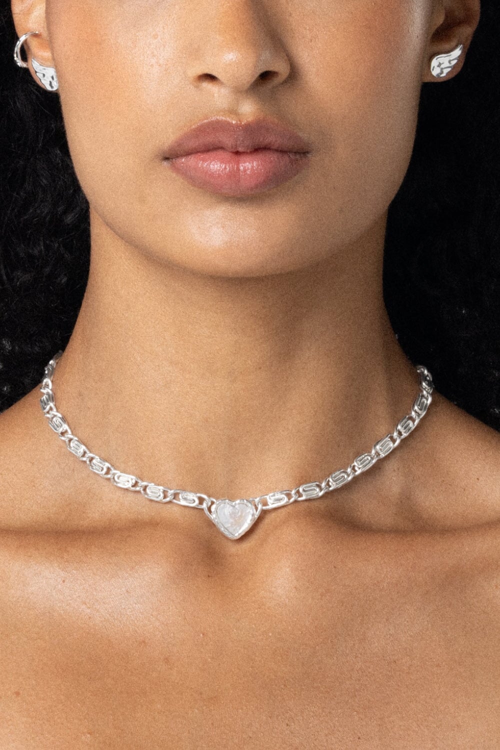 Spiral Pearl Necklace