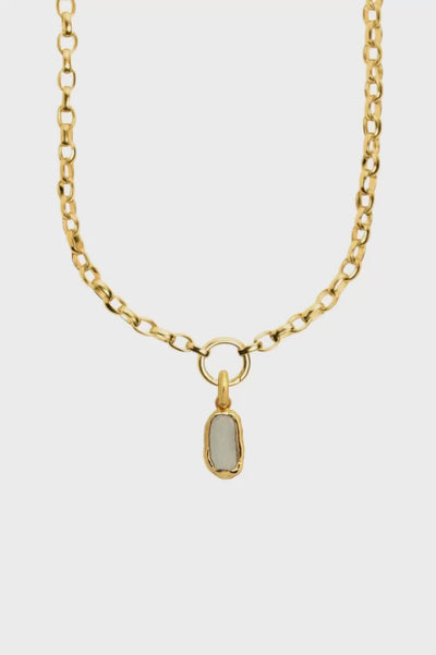 Gemstone Charm in Gold