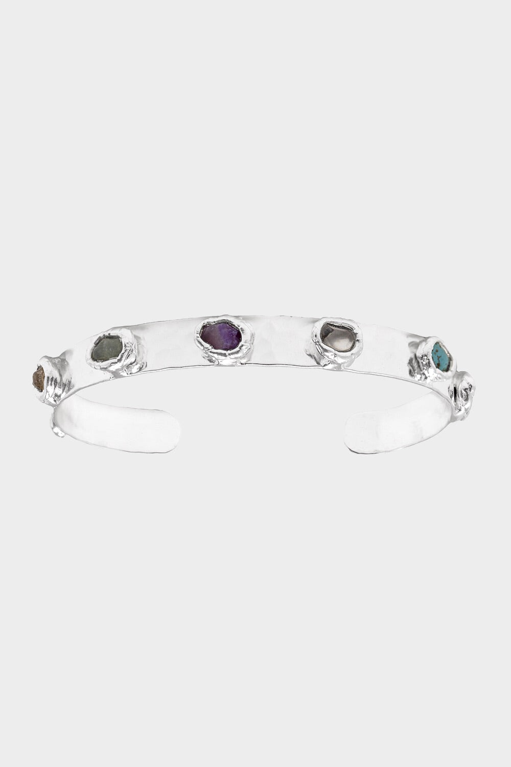 Rainbow Cuff in Silver