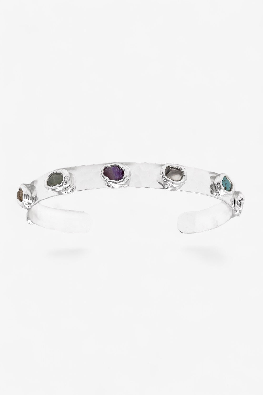 Rainbow Cuff in Silver