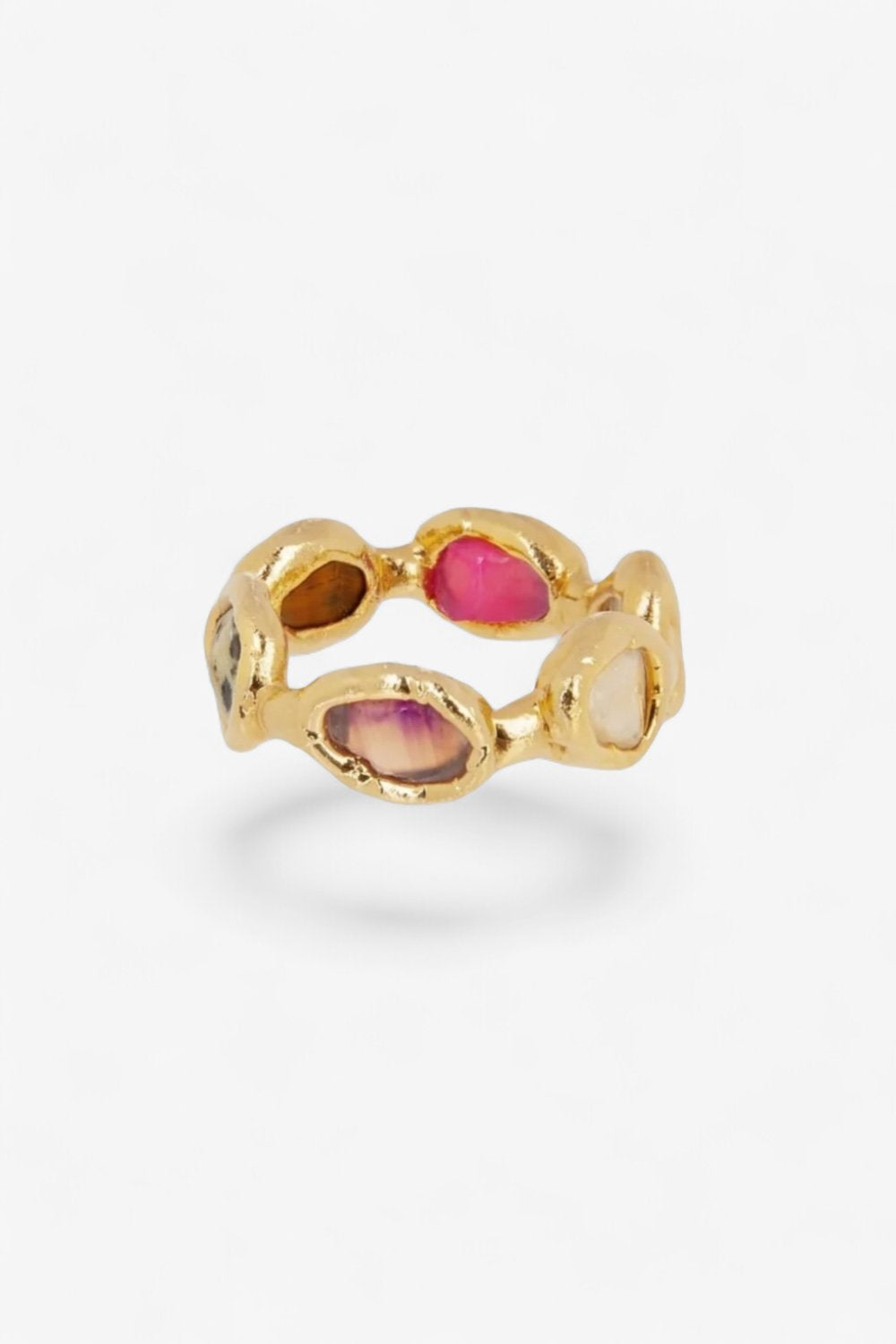 Rainbow Ring in Gold