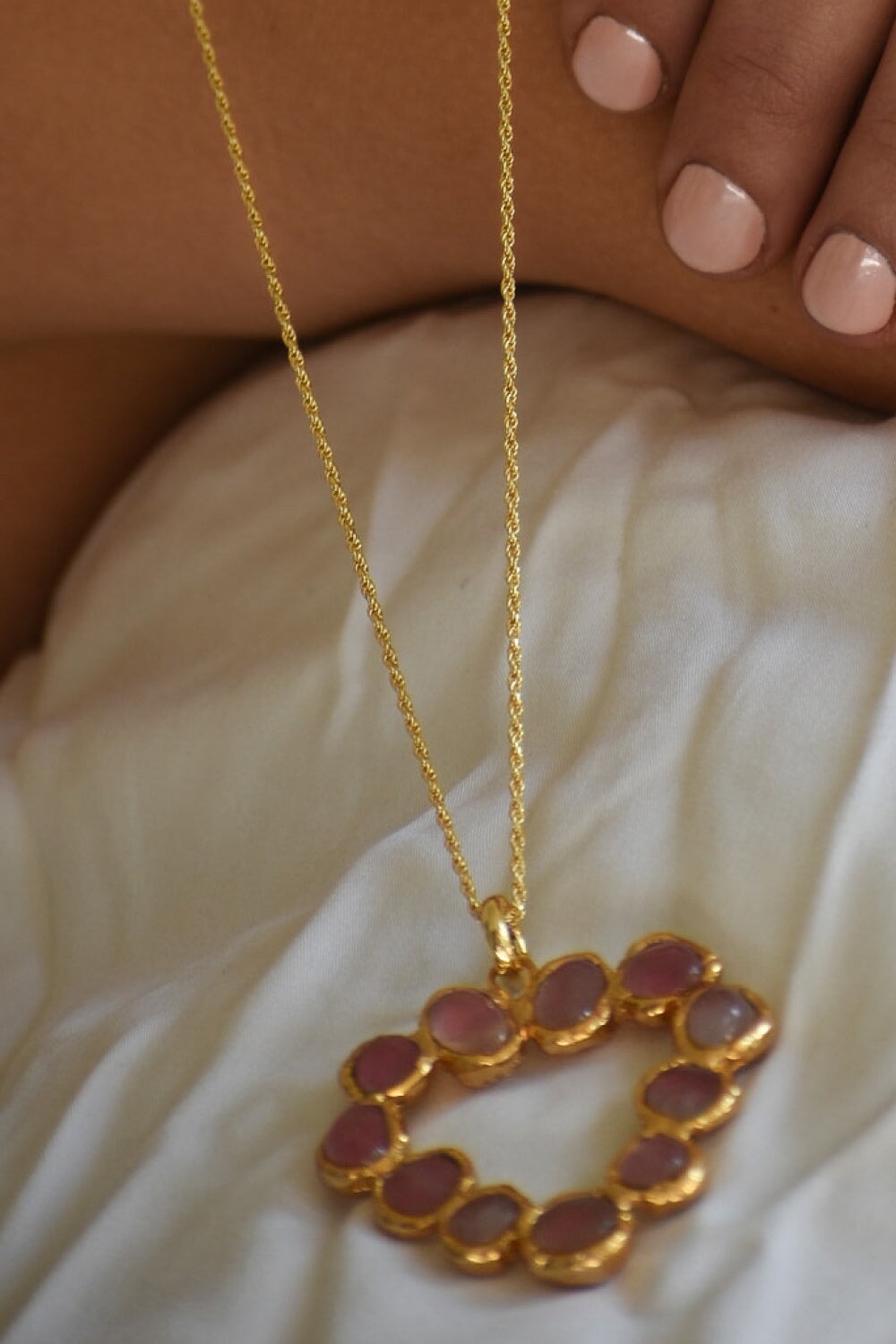Rope Chain Necklace in Gold
