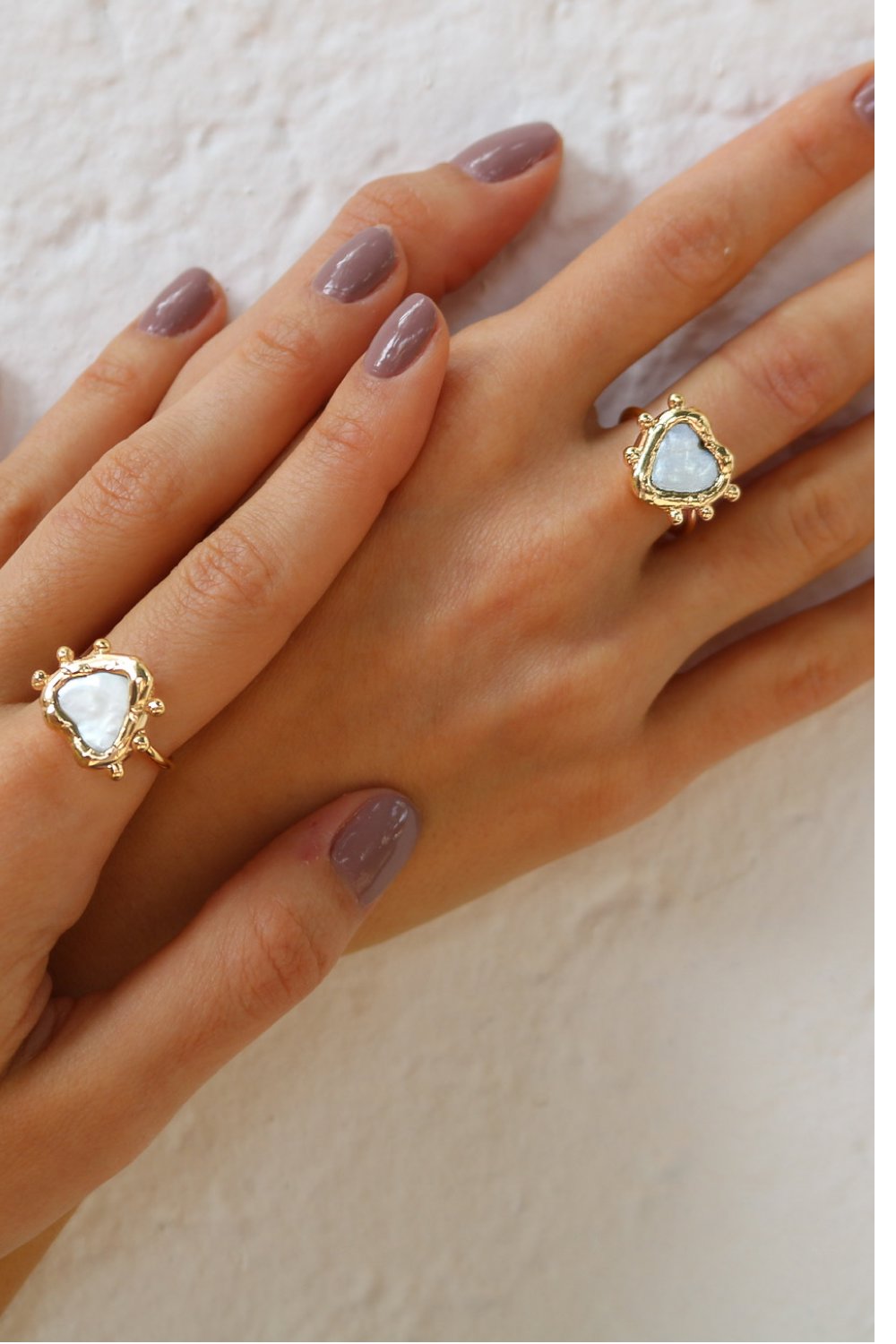 Sacred Heart Pearl Ring