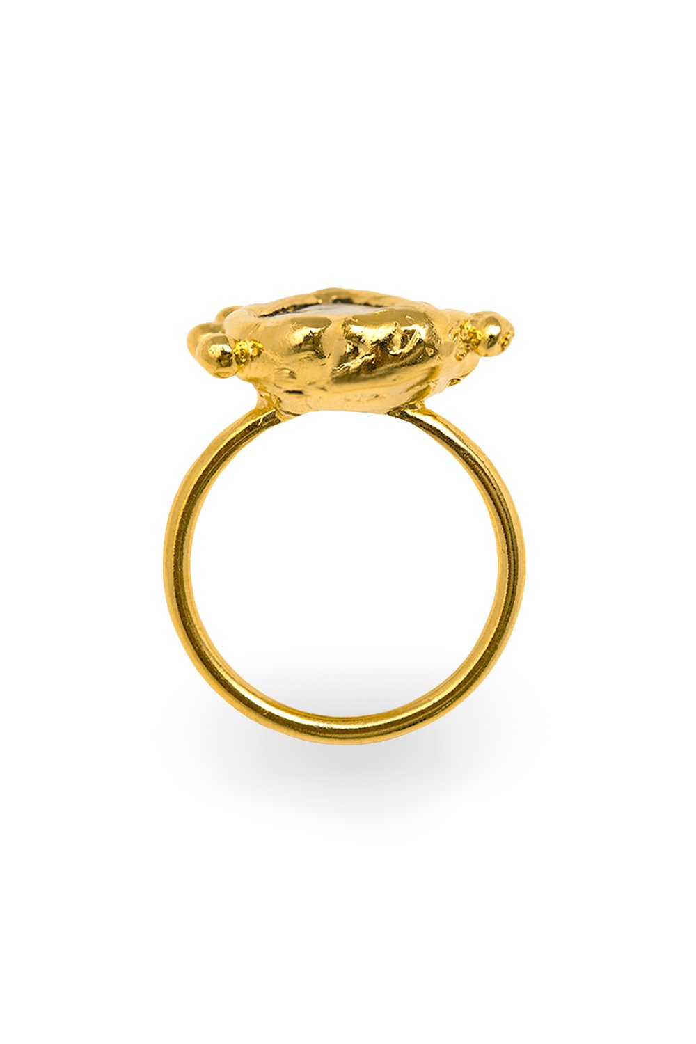 Sacred Heart Pearl Ring