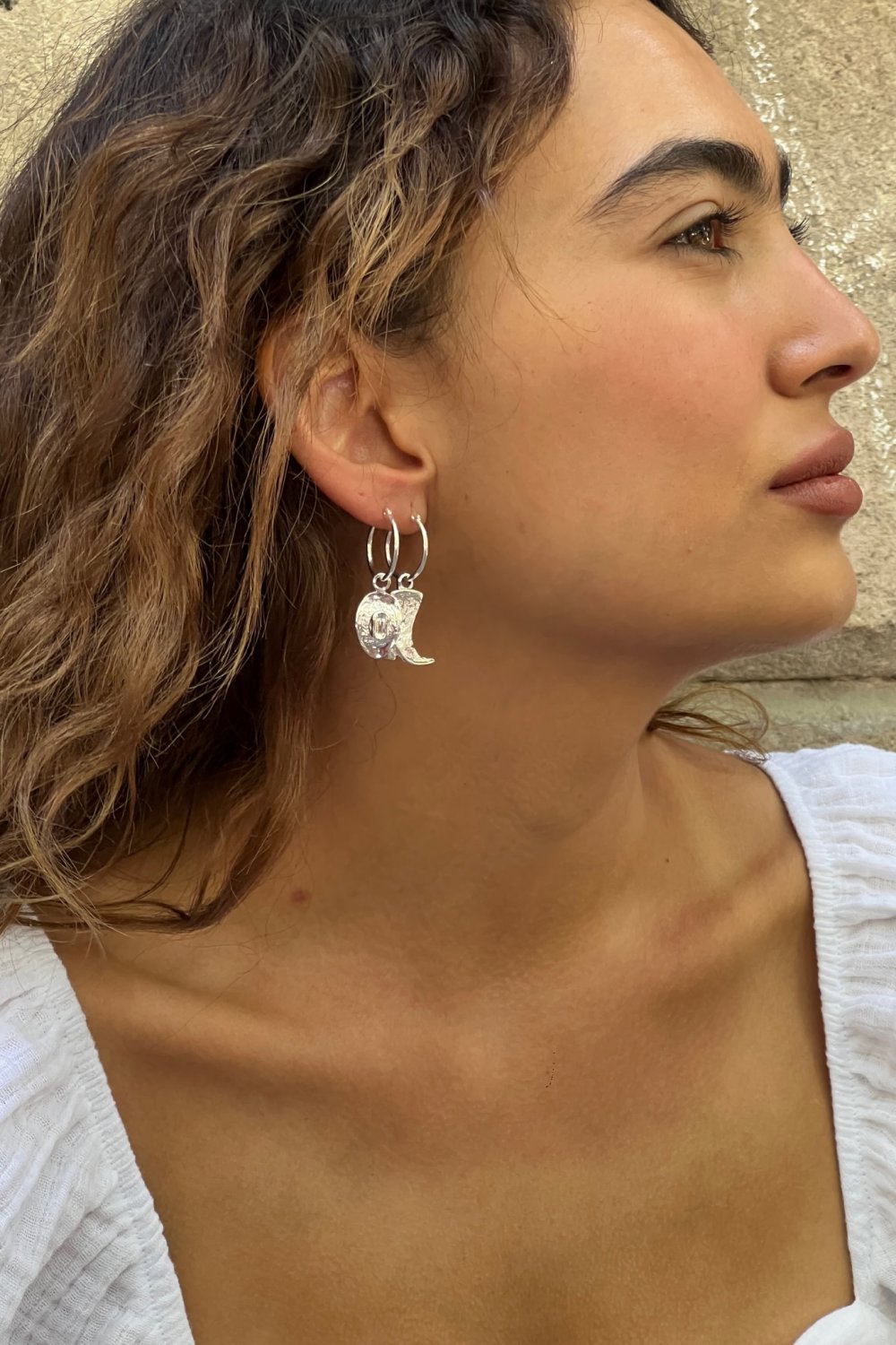 Silver Cowboy Hoops