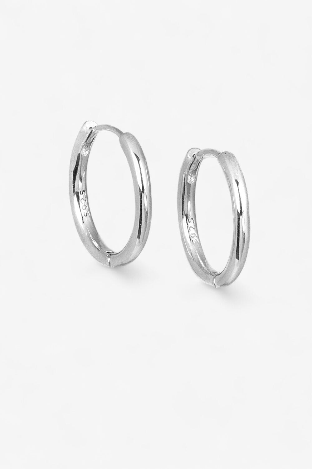 Silver Hoop Earrings