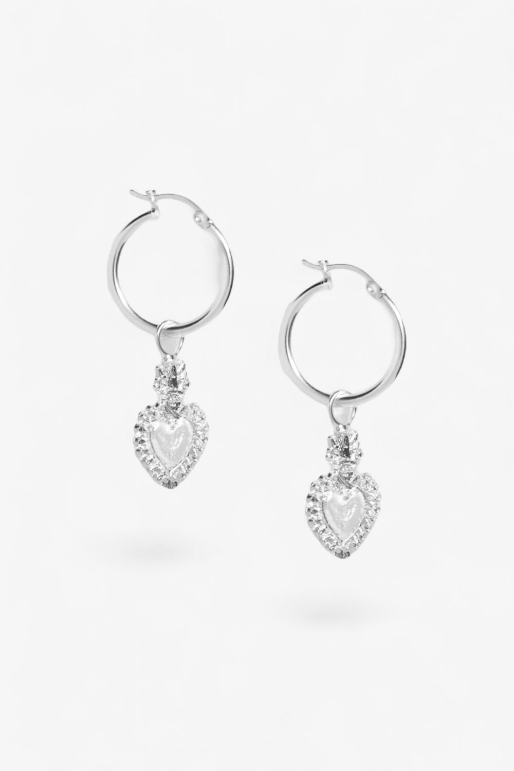 Silver Sacred Heart Hoops