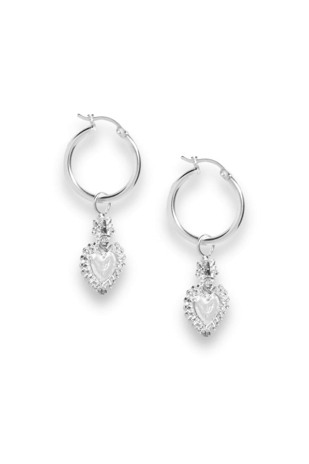 Silver Sacred Heart Hoops