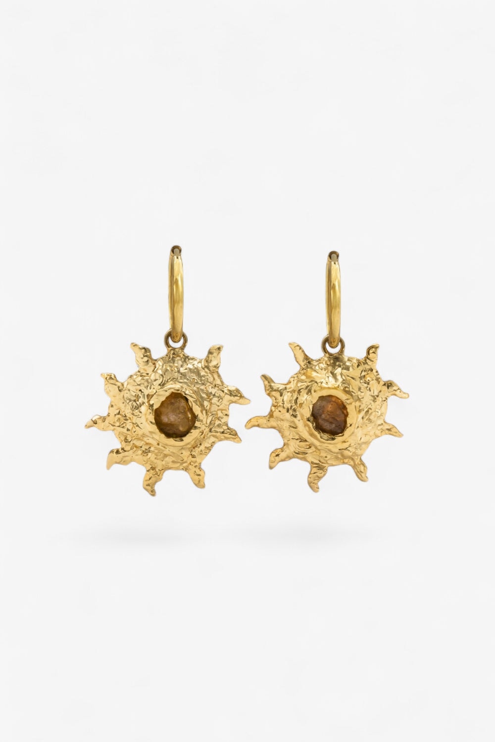 Solecita Hoops in Gold