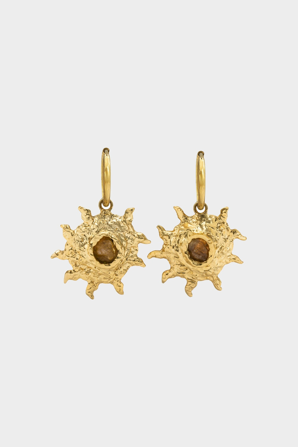 Solecita Hoops in Gold