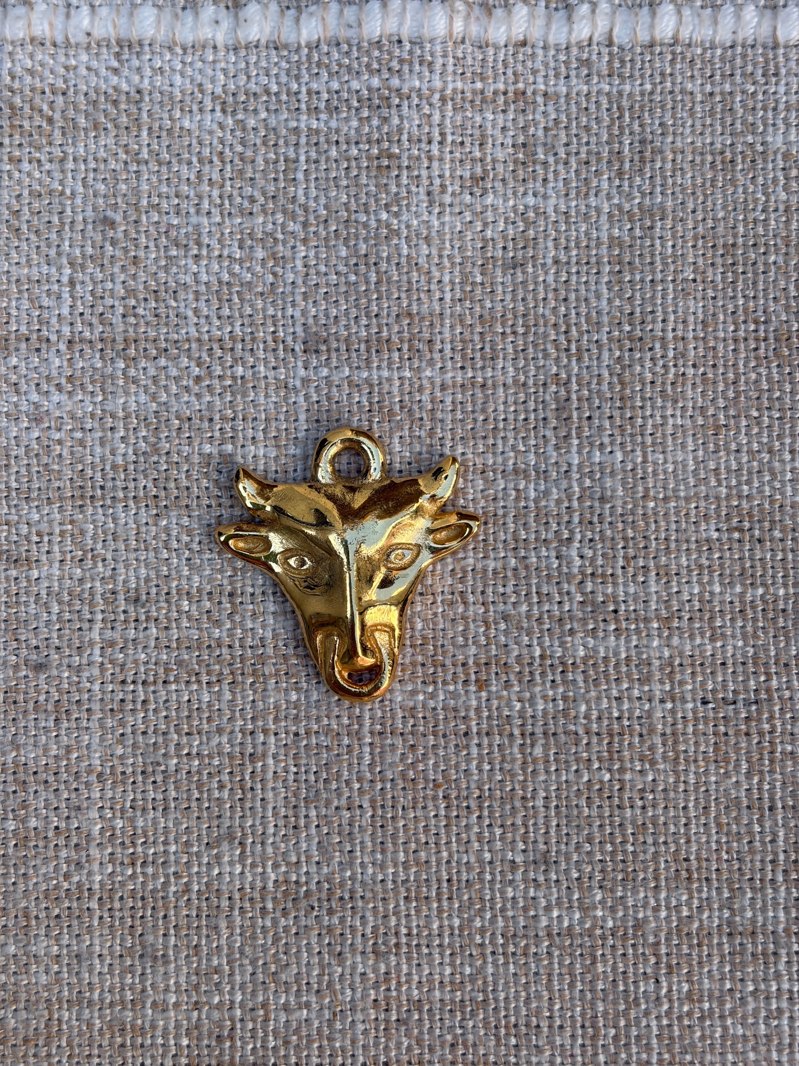 Taurus Charm Gold
