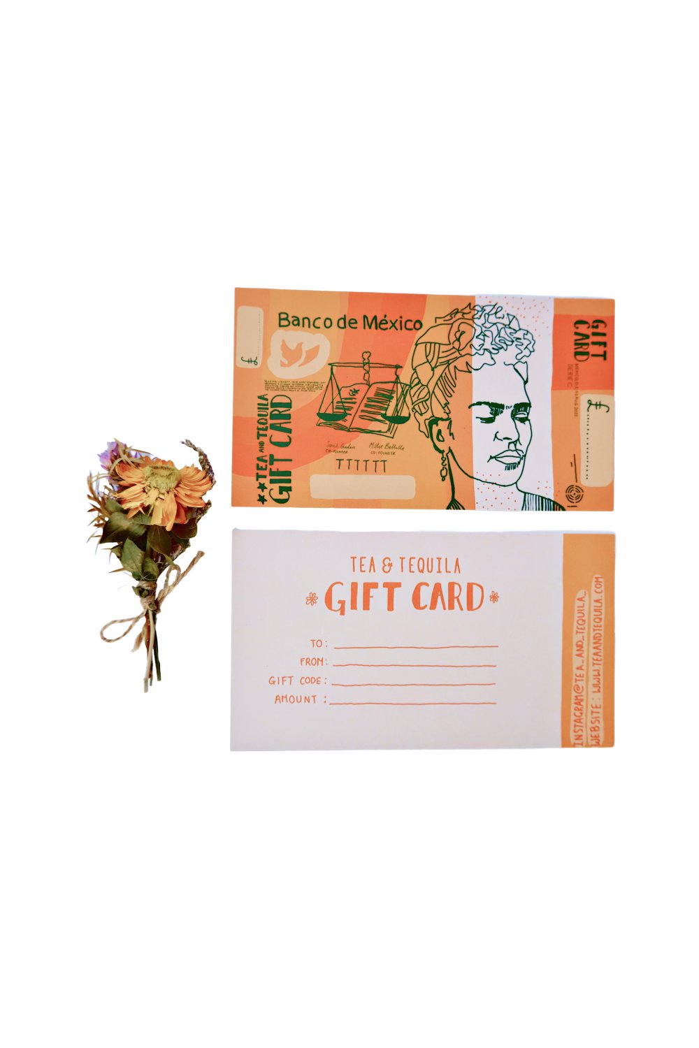 Tea & Tequila Physical Gift Card