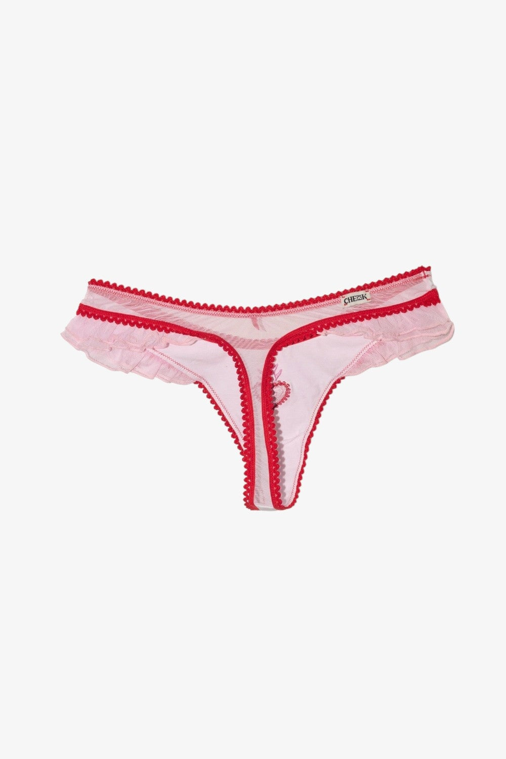 T&T X THE CHEEK HEART THONG