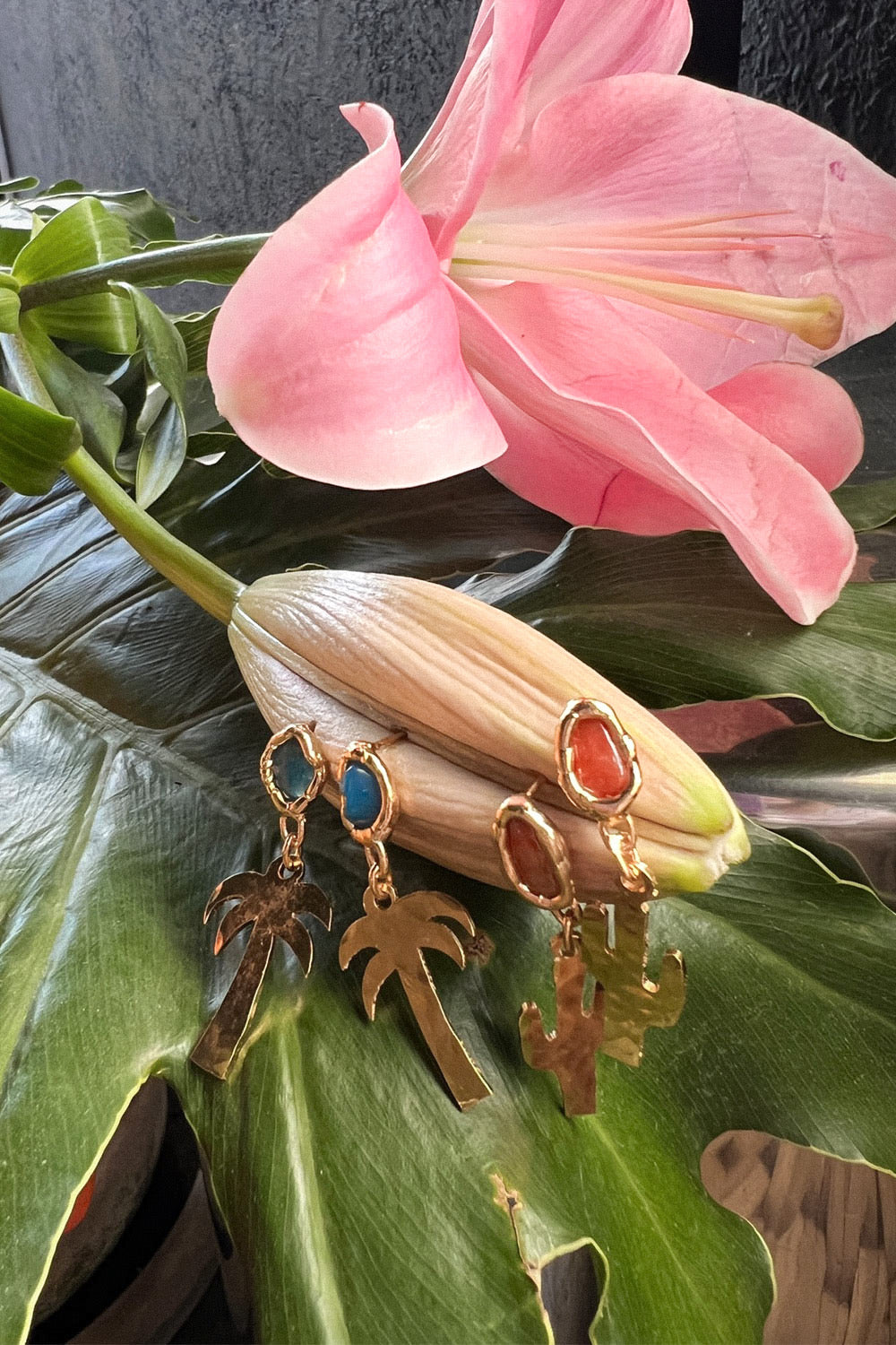 Palm Tree Earrings