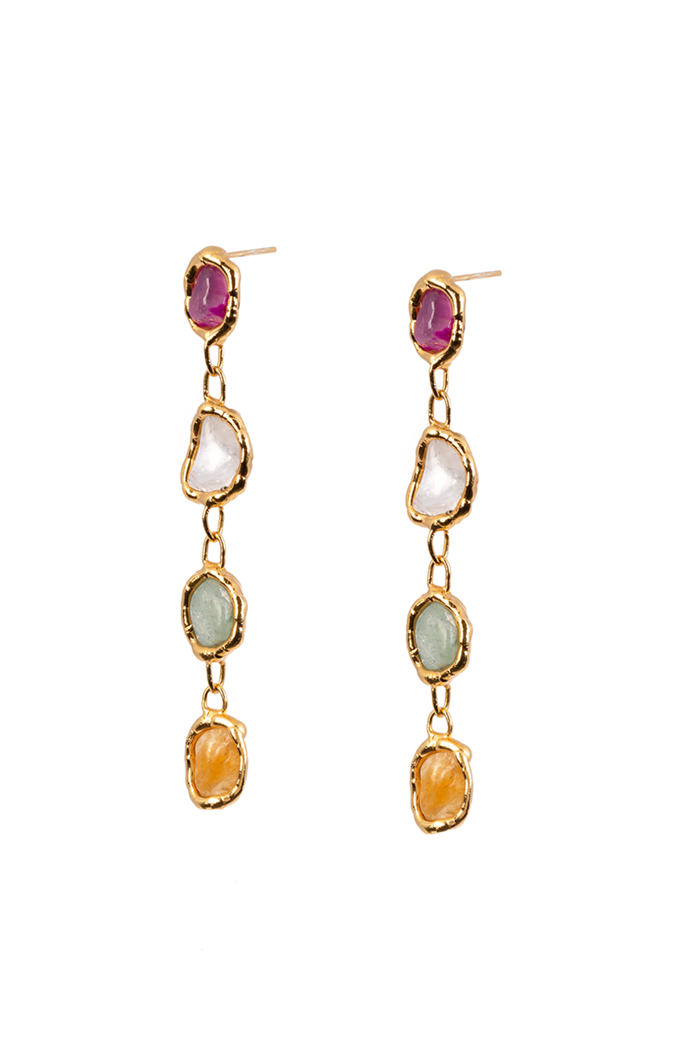 Rainbow Drop Earrings - Tea & Tequila