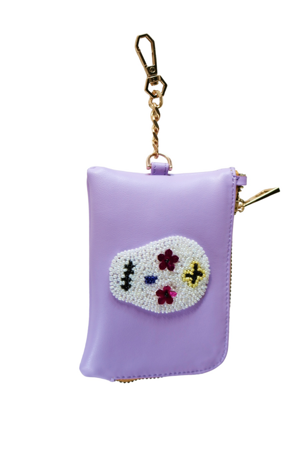 Lila Sugar Skull Purse in Cactus - Tea & Tequila
