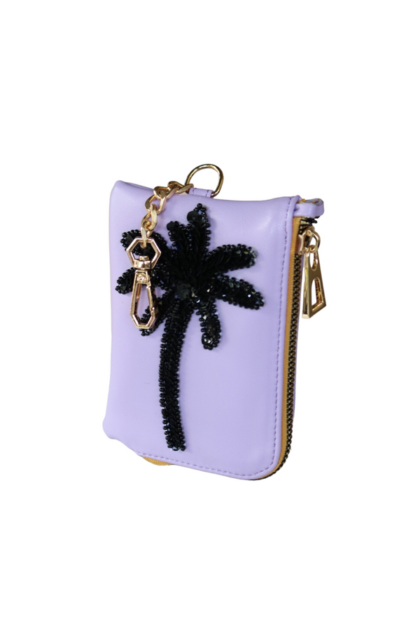 Lila Palm Purse in Cactus - Tea & Tequila