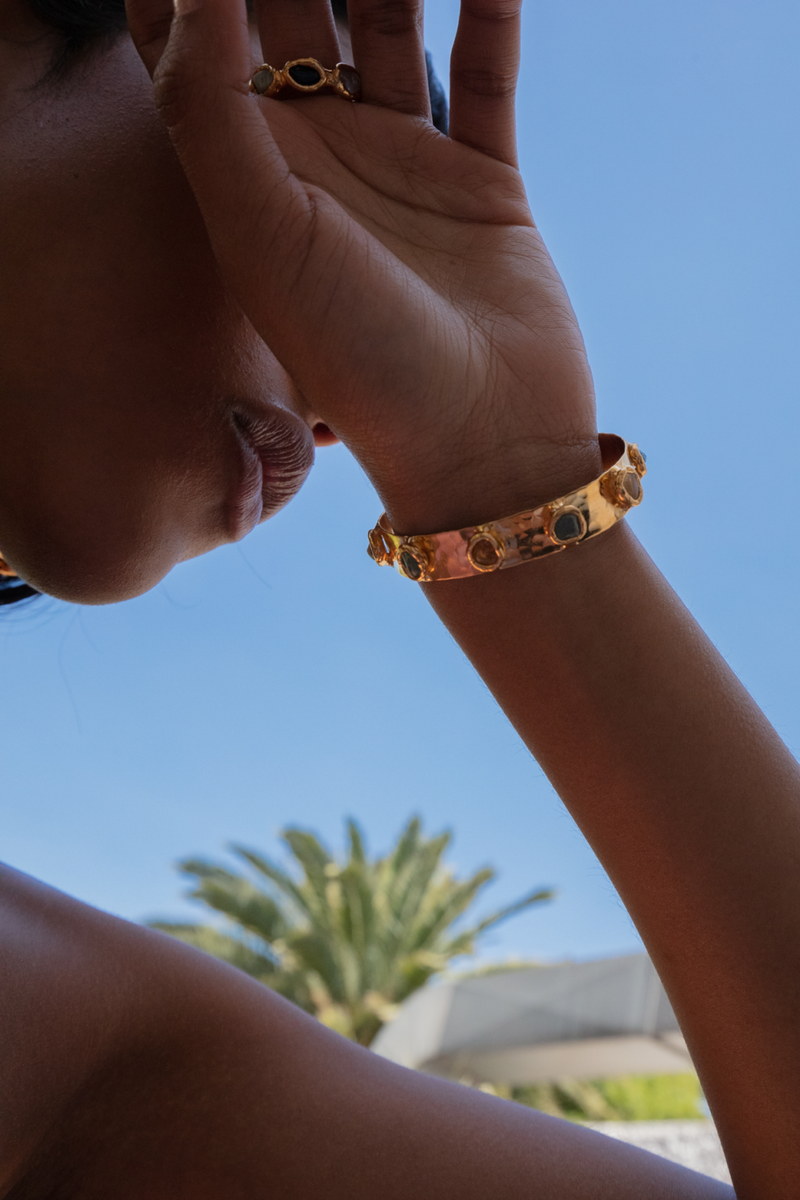 Rainbow Cuff Bracelet - Tea & Tequila