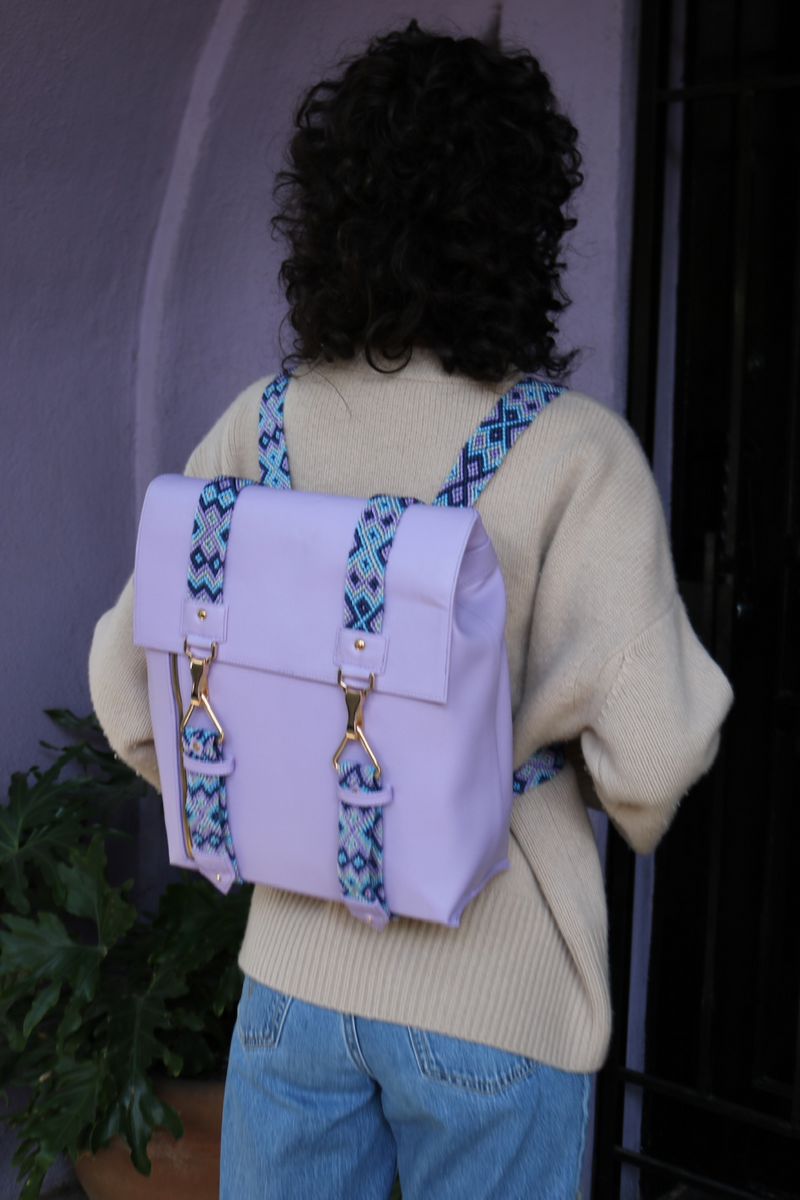 Lila Laptop Backpack in Cactus - Tea & Tequila