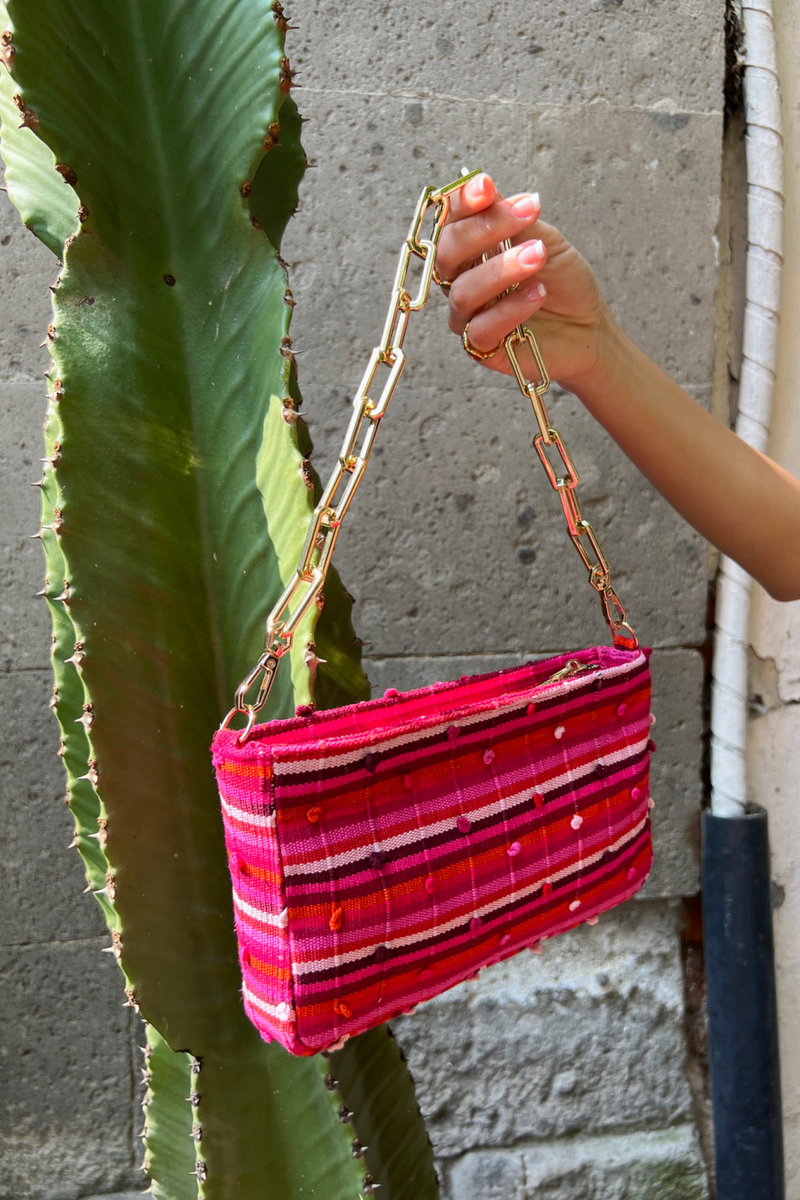 Corazon Loom Chain Bag - Tea & Tequila