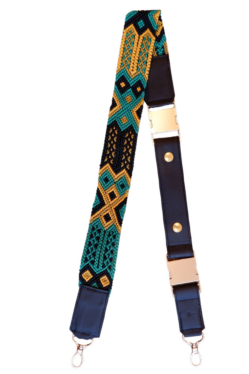 Elena Macrame Bag Strap - Tea & Tequila