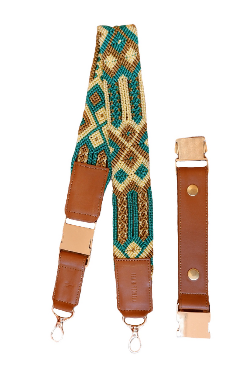 Esmerelda Macrame Bag Strap - Tea & Tequila