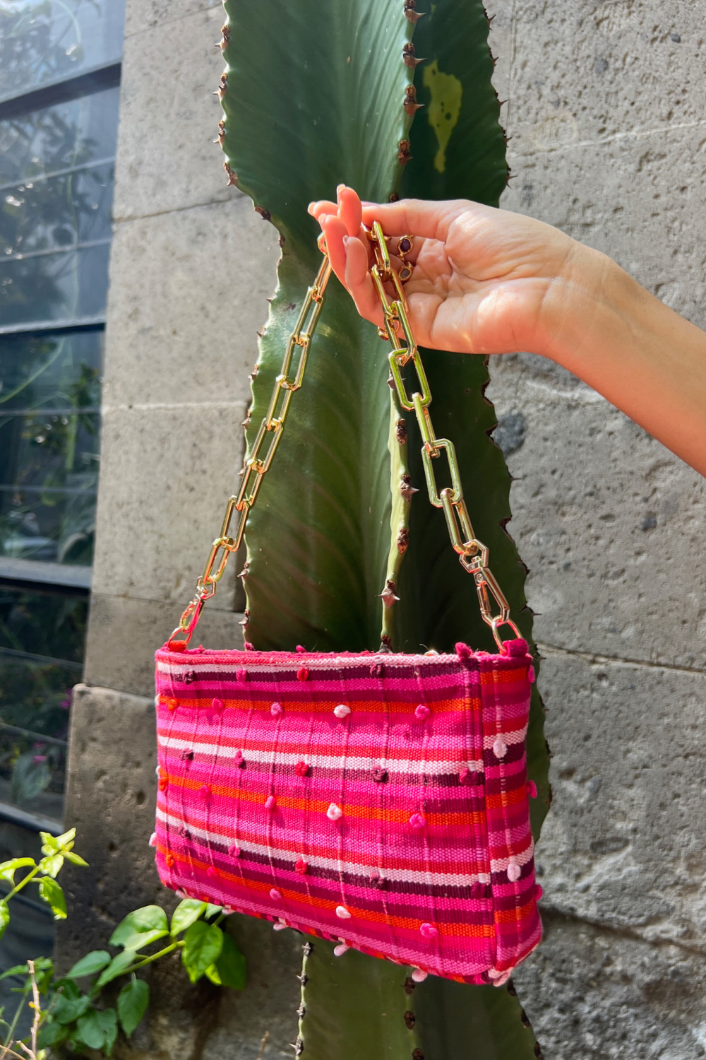 Corazon Loom Chain Bag - Tea & Tequila