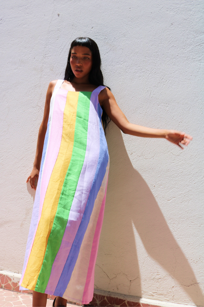 Iris Linen Dress - Tea & Tequila