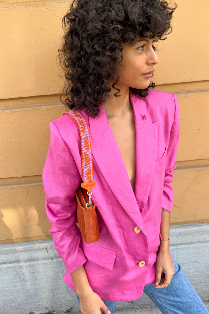 Naranja Bag in Velvet - Tea & Tequila