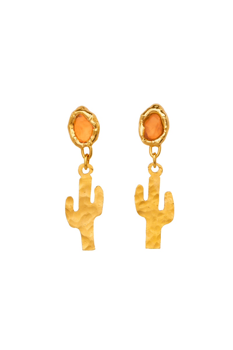 Cactus Earrings - Tea & Tequila